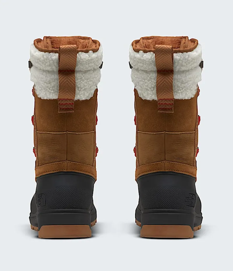 The North Face Women's Shellista V Mid Waterproof Boot in Timber/Black-1