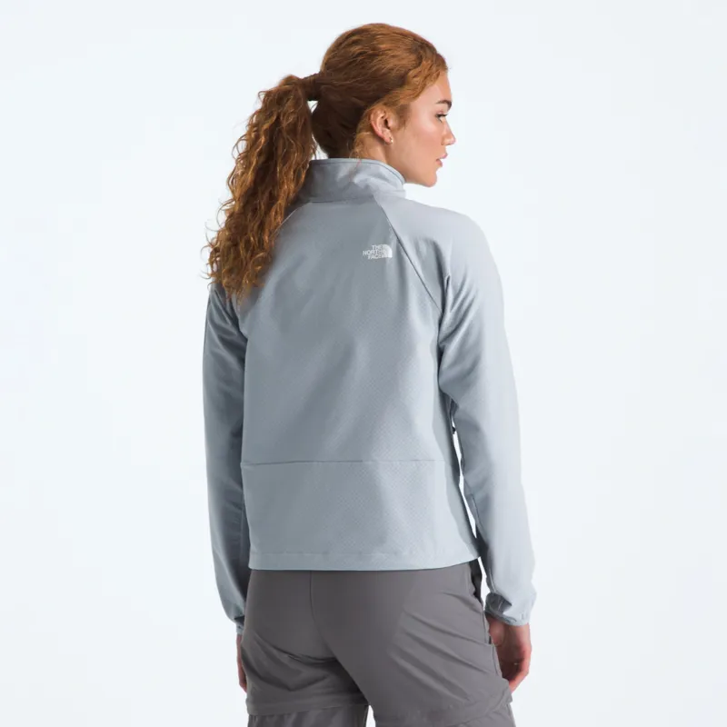 The North Face Women's Tek Approach Jacket in Frost Grey-1