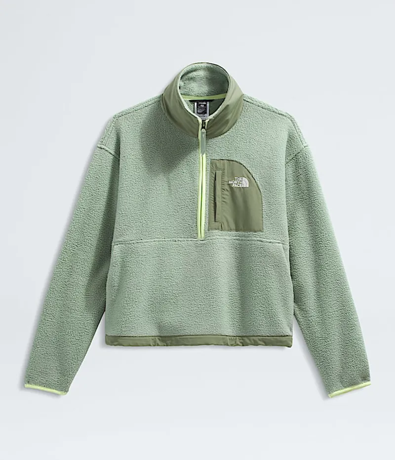 The North Face Women's Yumiori Off Peak Half Zip Jacket in Slate Moss