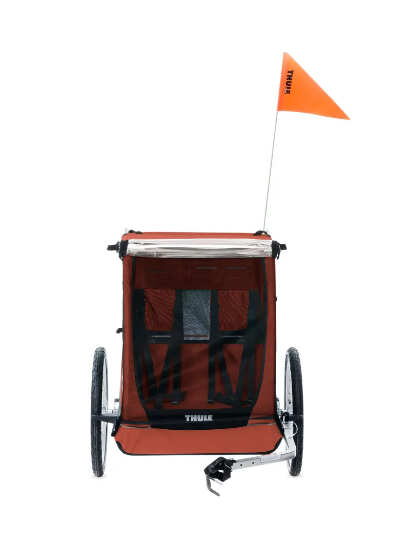 Thule Cadence 2-Seat Bike Trailer in Red-1