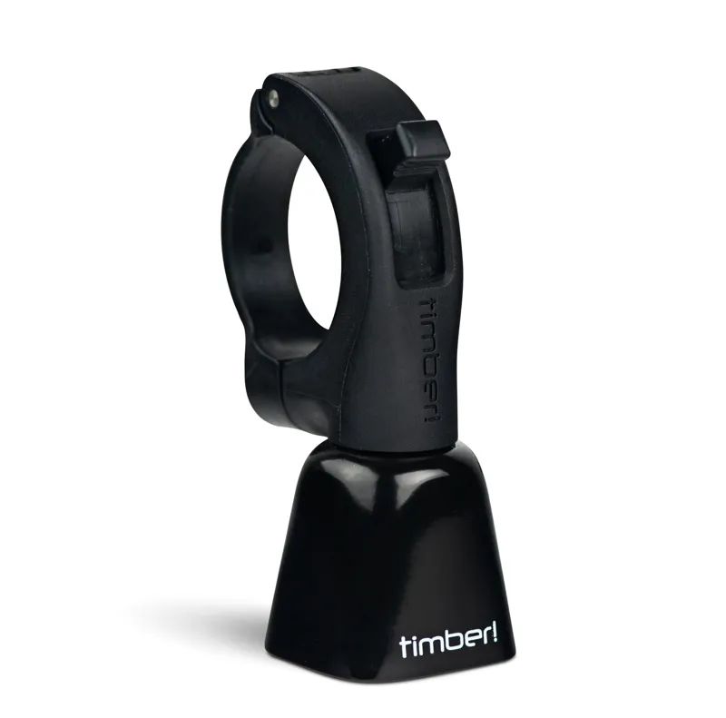 Timber Yew! Bolt On Mountain Bike Bell in Black