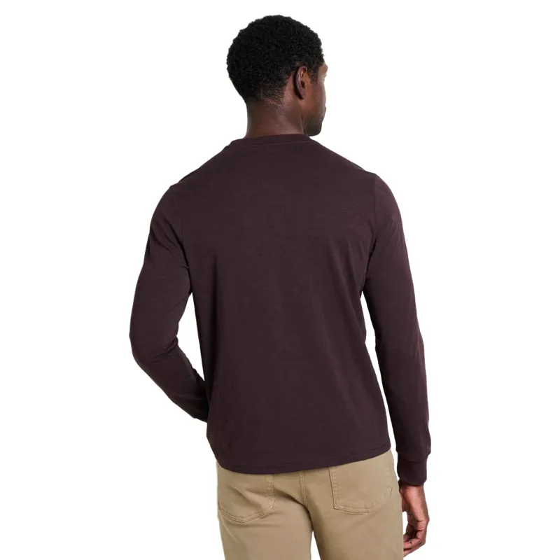 Toad and Co. Boundless Jersey Long Sleeve Crew in Carob-1