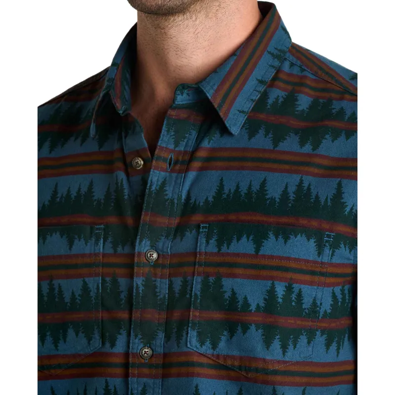 Toad and Co. Pinevale Long Sleeve Shirt in Midnight Print-3