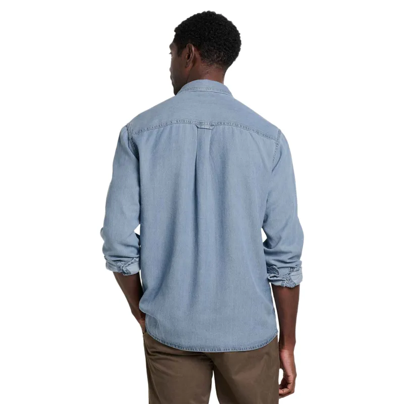 Toad and Co. Pinon Soft Denim Long Sleeve Shirt in Bar Harbor-1