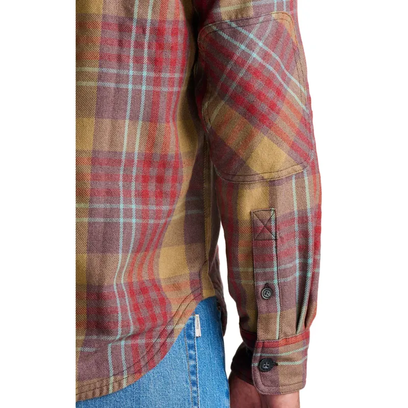 Toad and Co. Ranchero Long Sleeve Shirt in Carob Pattern-3