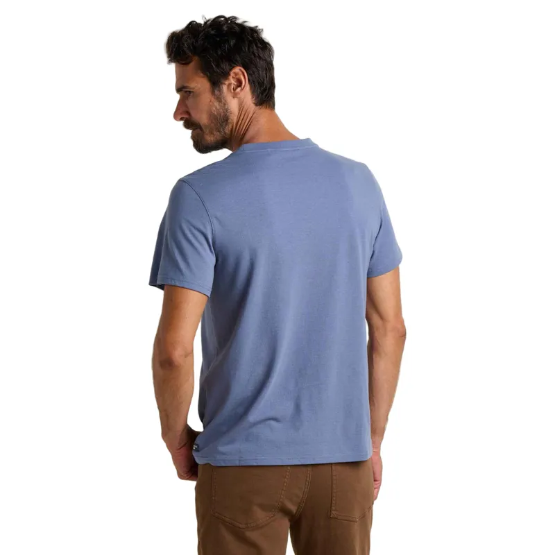 Toad and Co. Re-Form Crew Tee in Ocean-1
