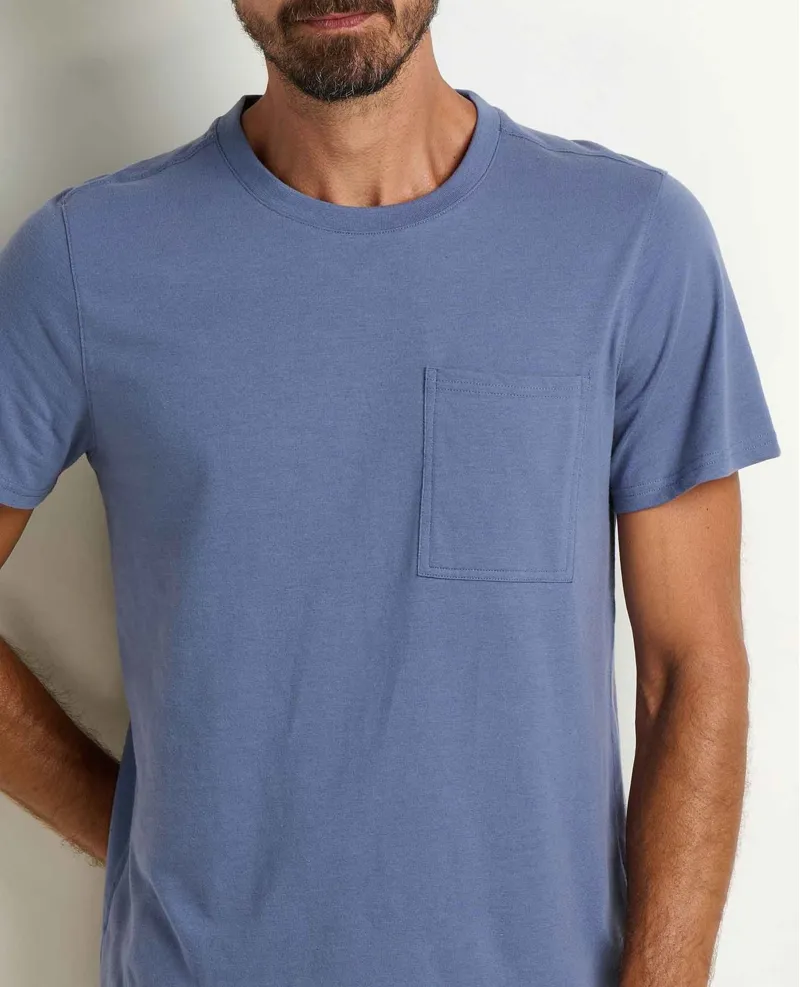 Toad and Co. Re-Form Crew Tee in Ocean-3