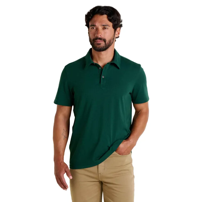 Toad and Co. Re-Form Polo in Cilantro