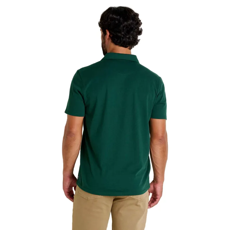 Toad and Co. Re-Form Polo in Cilantro-1