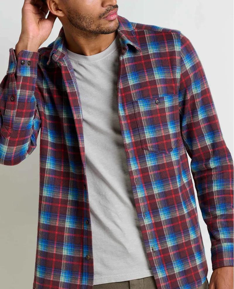 Toad and Co. Shadowbrook Long Sleeve Shirt in Kyanite-2