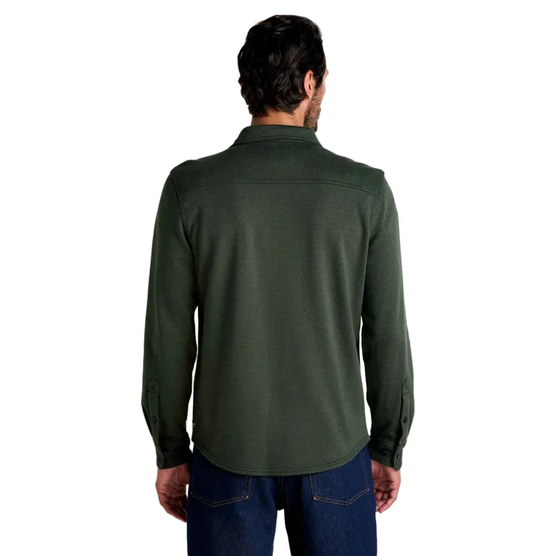 Toad and Co. Shadowbrook Long Sleeve Shirt in Olive Pattern-1