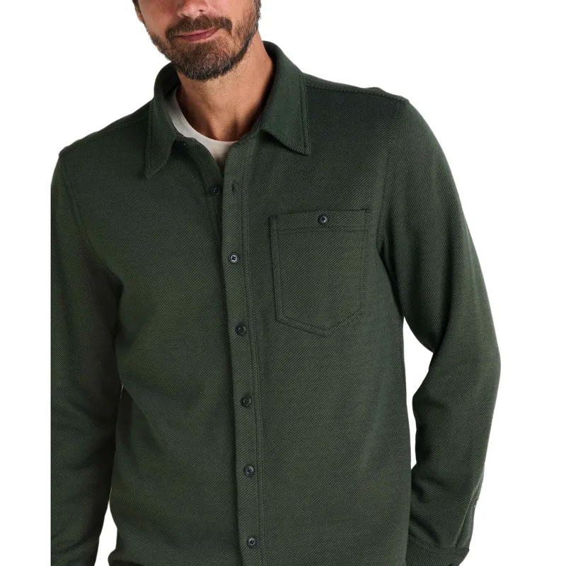 Toad and Co. Shadowbrook Long Sleeve Shirt in Olive Pattern-2