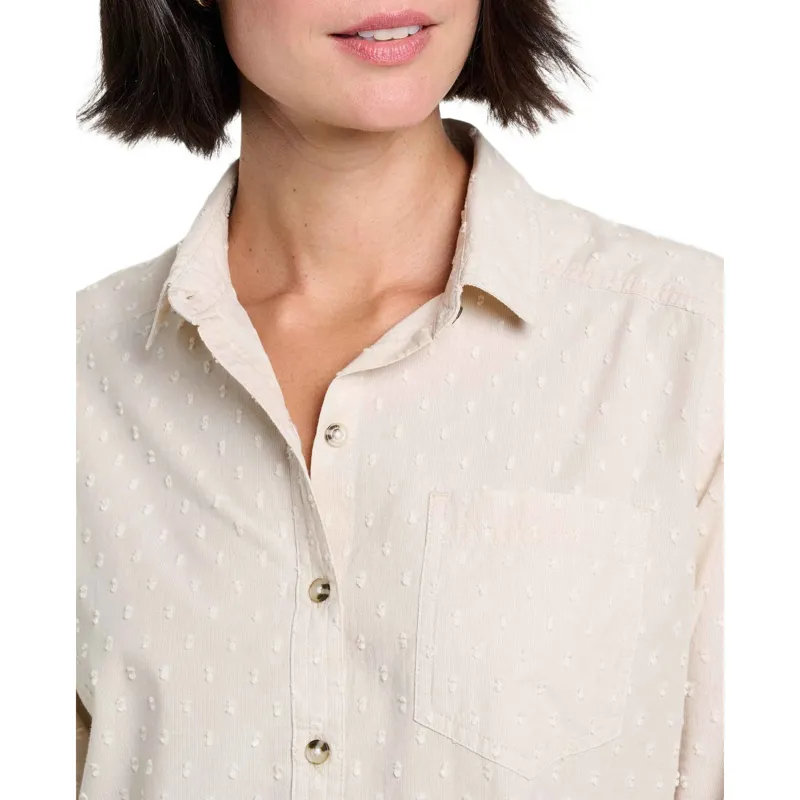 Toad and Co. Women's Airscape LS Shirt in Limestone Pattern-3