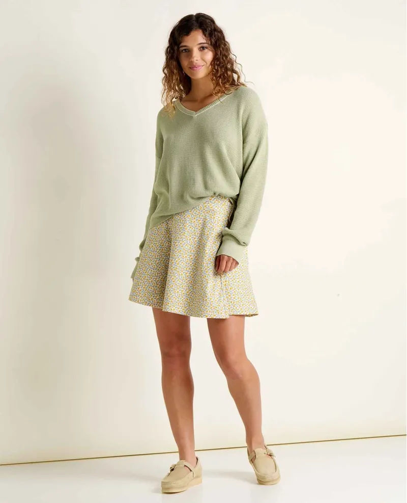 Toad and Co. Women's Bianca Pullover Sweater in Wintergreen-2