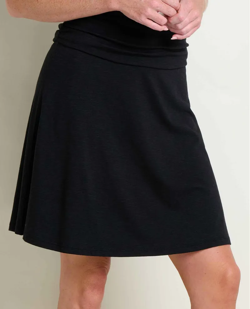 Toad and Co. Women's Chaka Skirt in Black-2