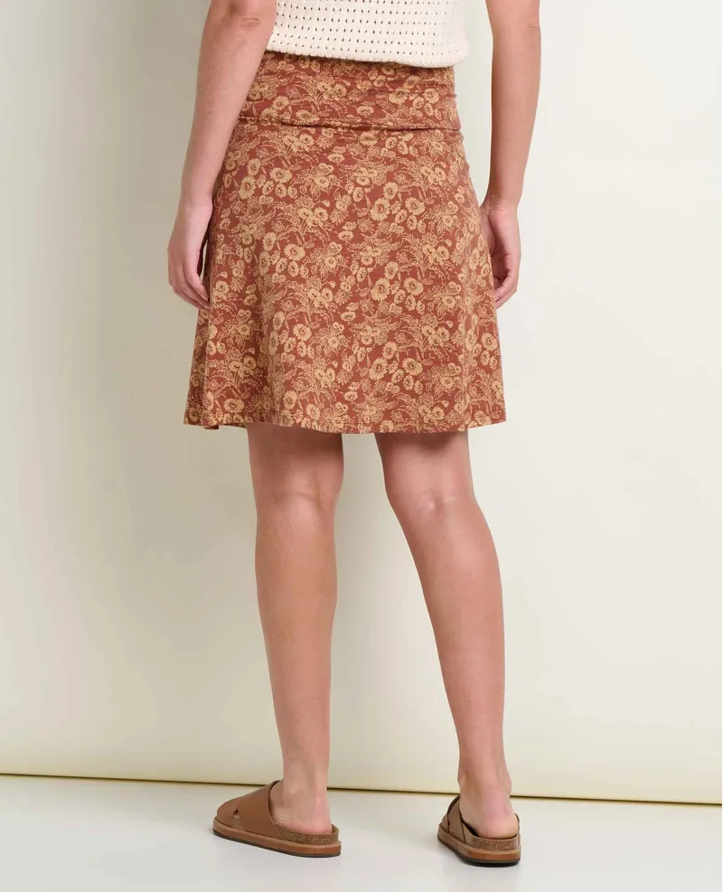 Toad and Co. Women's Chaka Skirt in Copper Print-1