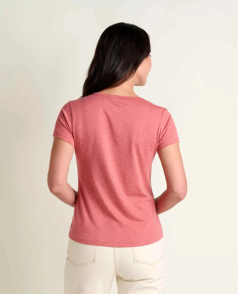 Toad and Co. Women's Marley Tee in Dusty Cedar-1