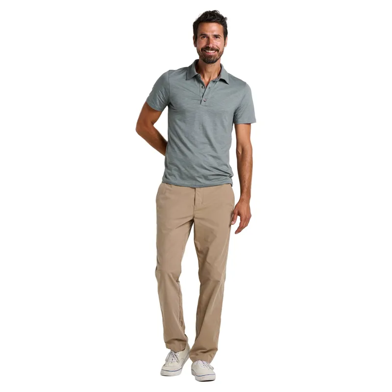 Toad and Co. Mission Trek Slim Chino Pant in Khaki-2