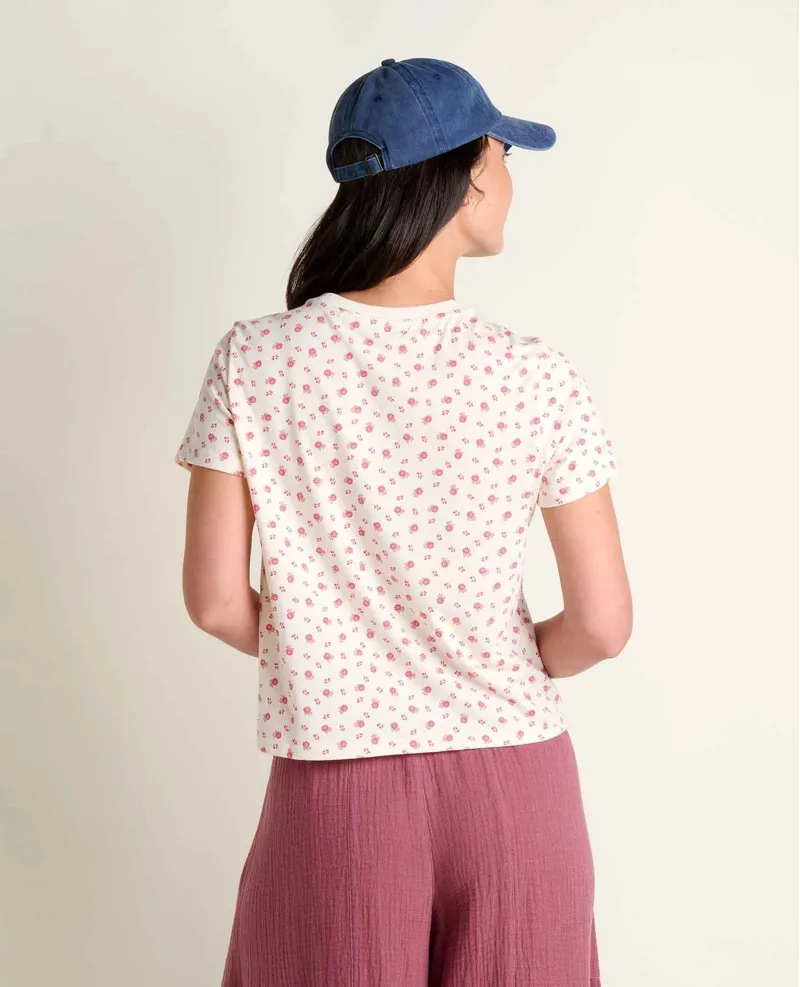 Toad and Co. Women's Re-Form Crew Tee in Salt Print-1
