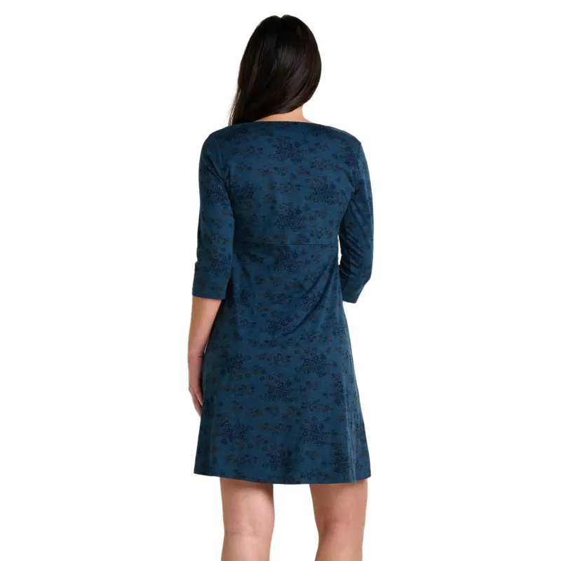 Toad and Co. Rosalinda Dress in Navy Print-2
