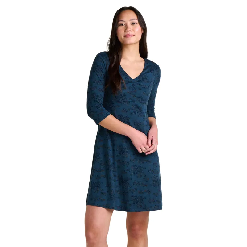 Toad and Co. Rosalinda Dress in Navy Print-1