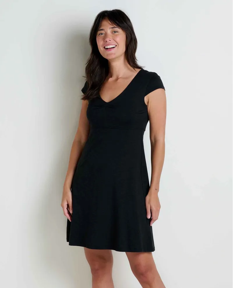 Toad and Co. Women's Rosemarie Dress in Black