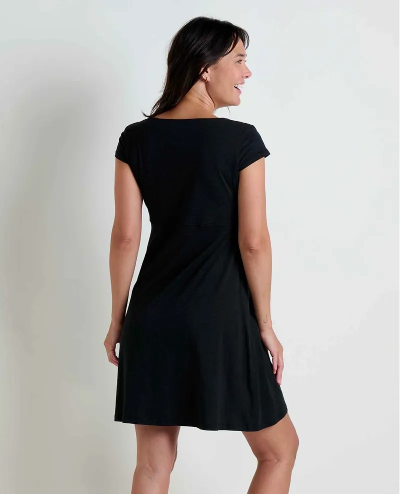 Toad and Co. Women's Rosemarie Dress in Black-1