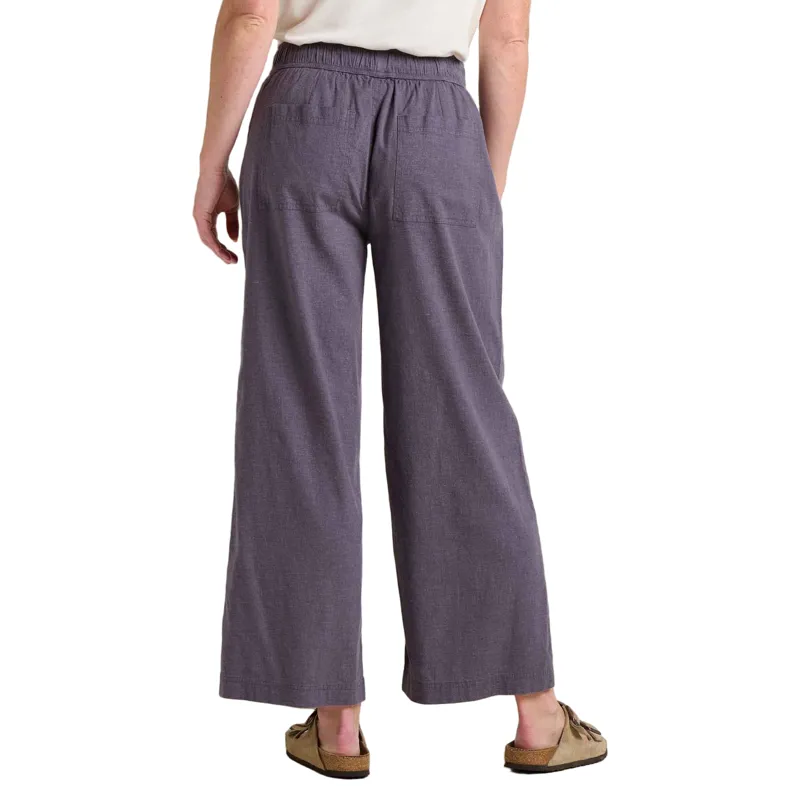 Toad and Co. Women's Taj Hemp Wide Leg Pant in Ash-1