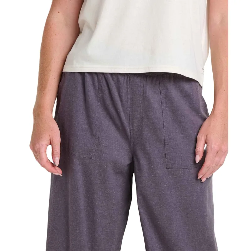 Toad and Co. Women's Taj Hemp Wide Leg Pant in Ash-2