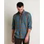 Toad and Co Airsmyth Long Sleeve Shirt in Dark Roast Tonal Madras