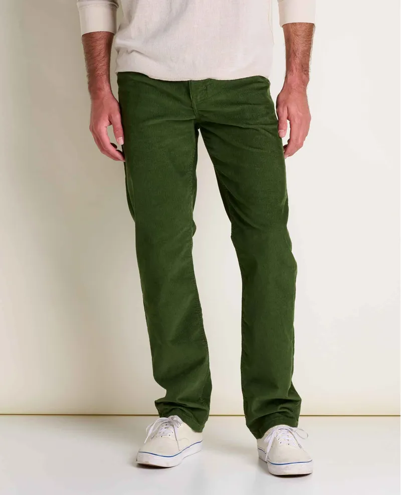 Toad and Co Coaster Cord Lean Pant in Epidote