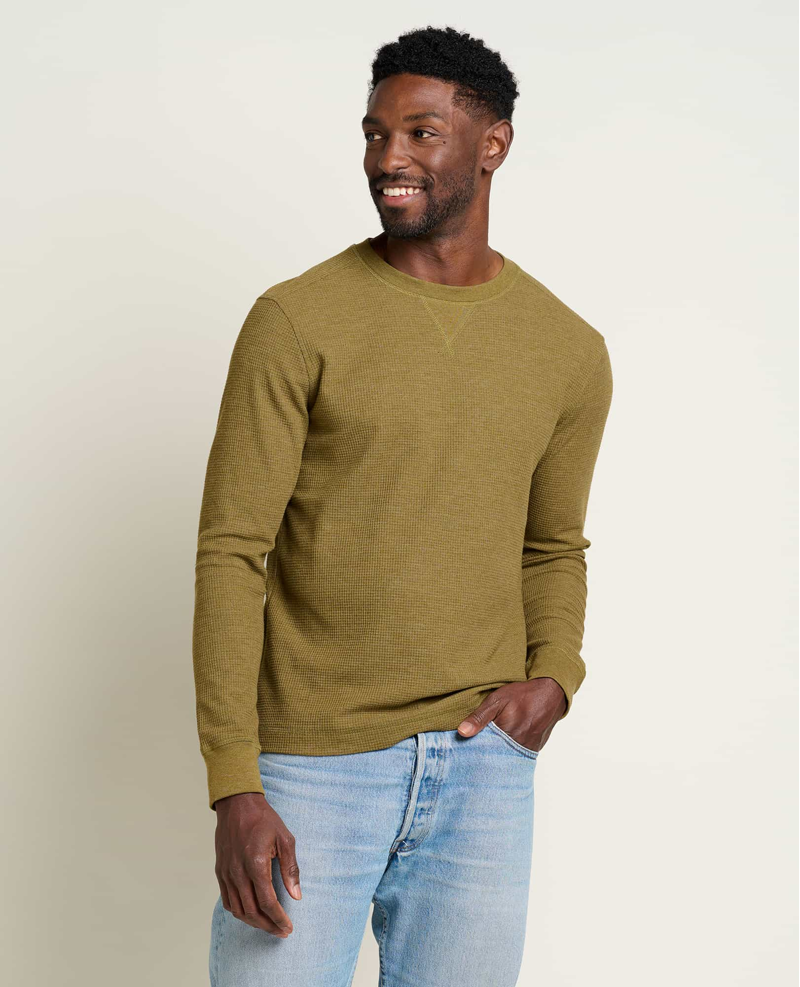 Toad and Co Framer II Long Sleeve Crew in Fir