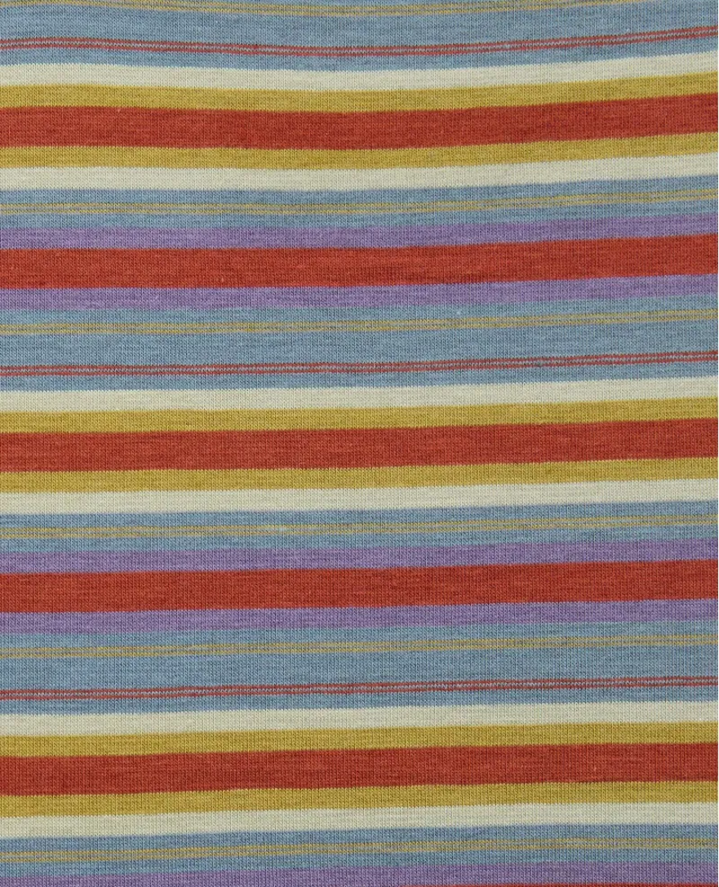 Toad and Co. Women's Maisey T-Neck in Burnt Henna Multi Stripe-3