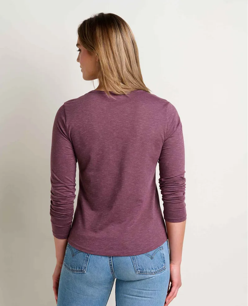 Toad and Co Women's Marley II Long Sleeve Tee in Huckleberry-1
