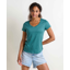 Toad and Co Women's Marley Short Sleeve V Tee in Jasper