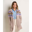 Toad and Co. Women's Heartfelt Merino Hoodie in London Fog Fair Isle