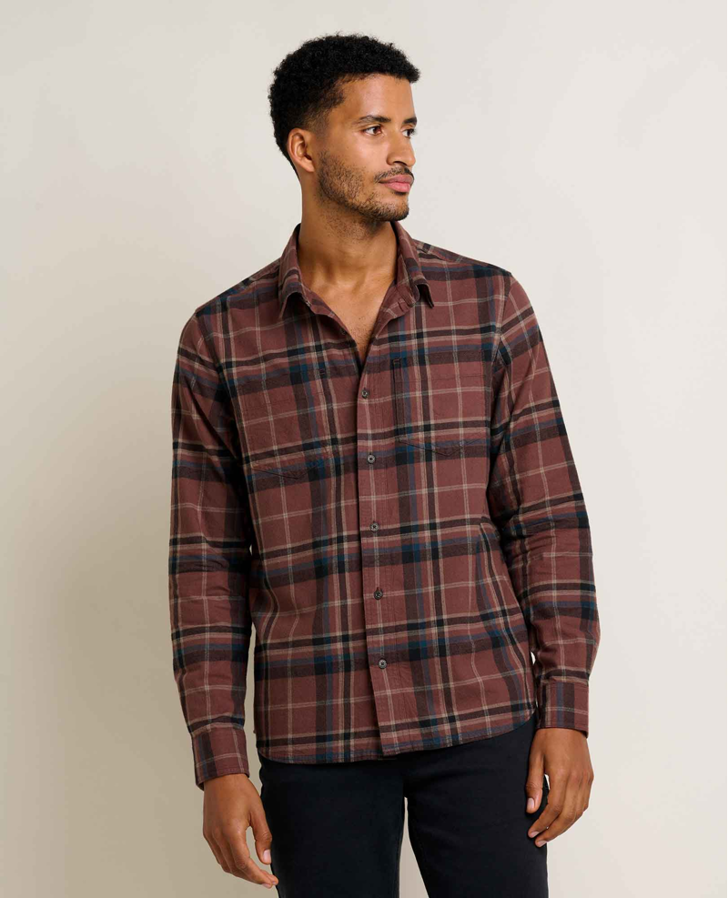 Toad and Co. Pinevale Long Sleeve Shirt in Carob