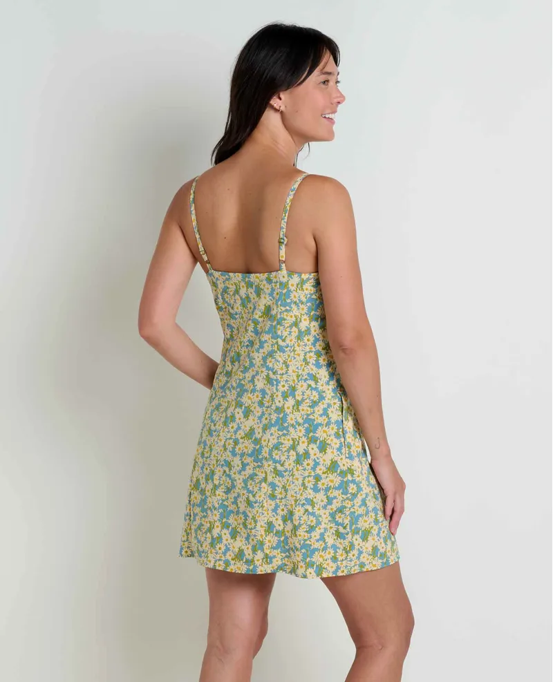 Toad and Co Sunkissed SL Skort Dress in Glacier Daisy Field Print-1