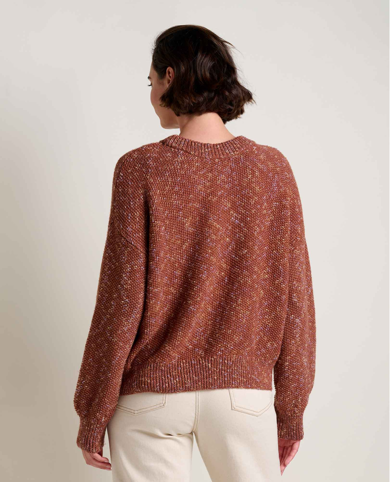 Toad and Co. Women's Twigtree Crew Sweater in Dark Roast-1
