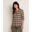 Toad and Co Women's Re-Form Flannel Shirt in Chestnut Check