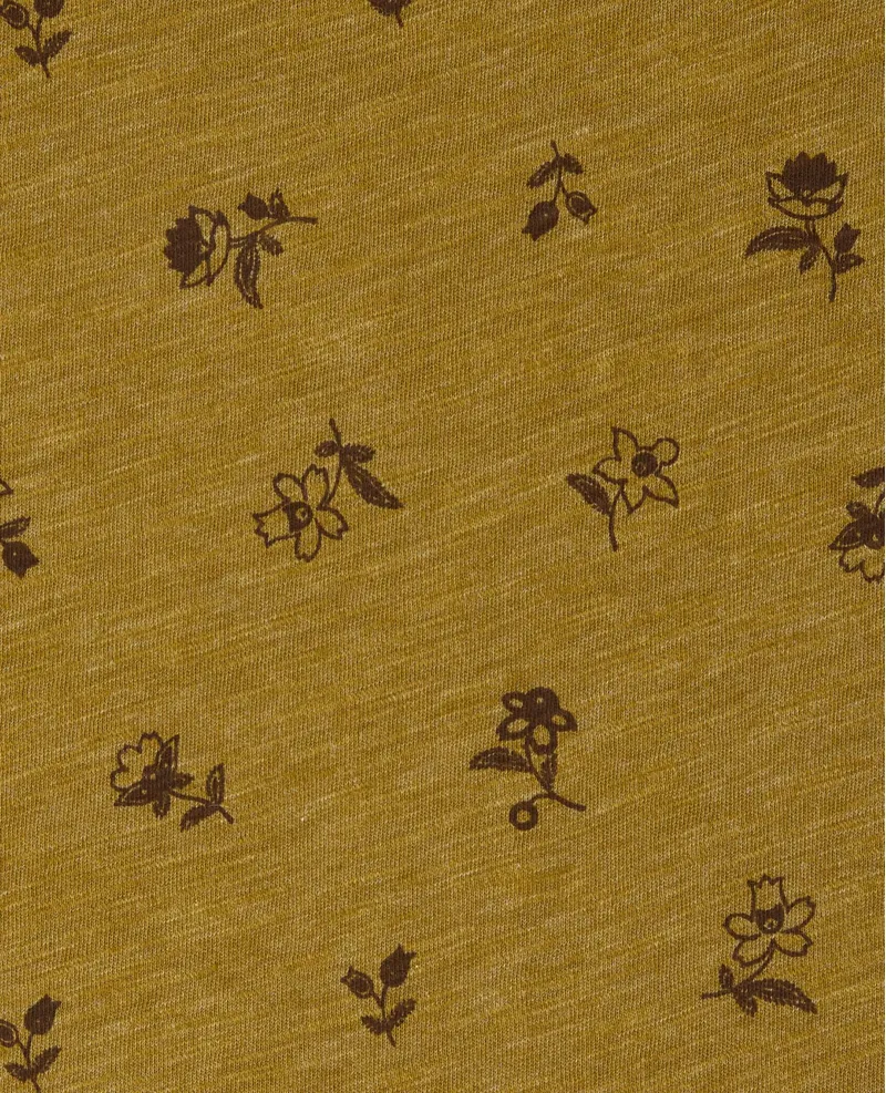 Toad and Co Women's Boundless Jersey LS Tee in Coyote Floral Print-3