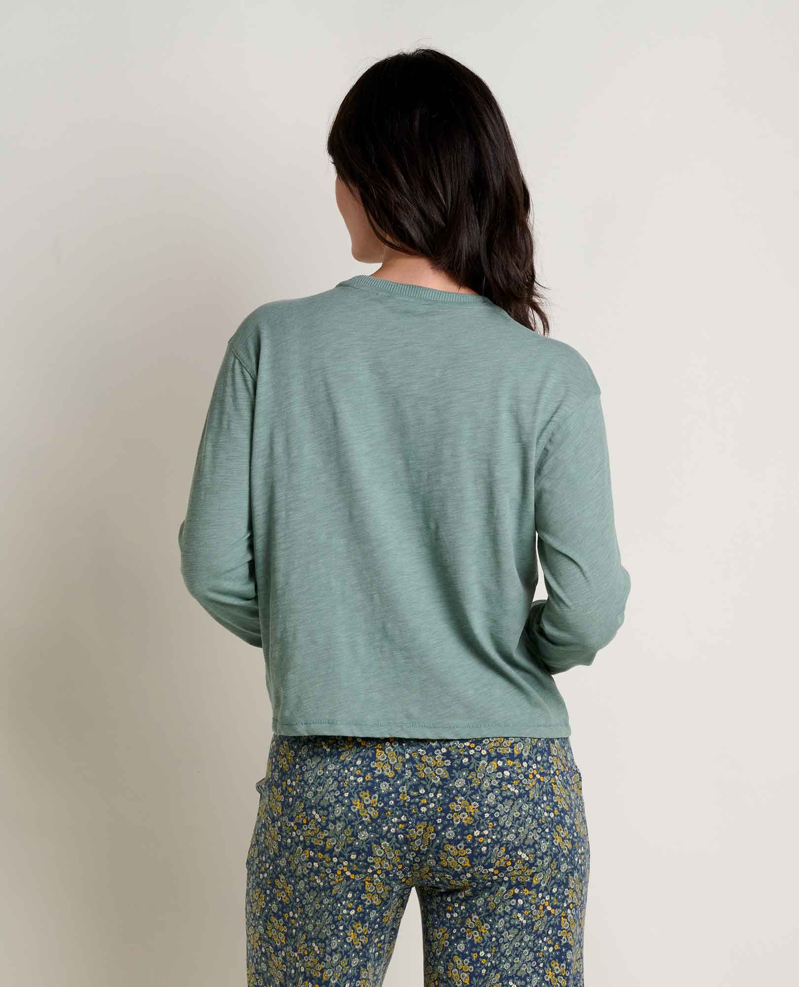 Toad and Co Women's Boundless Jersey LS Tee in Laurel-1