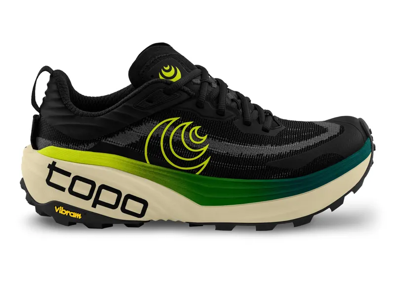 Topo Athletic Vista in Black/Lime