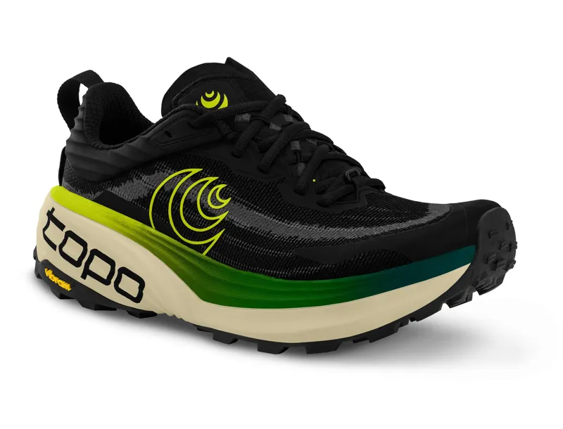 Topo Athletic Vista in Black/Lime-1