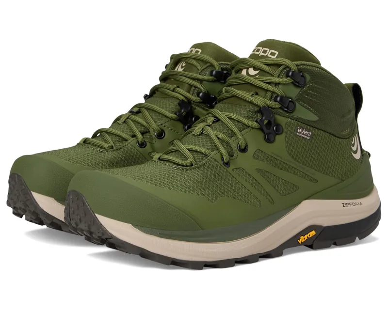 Topo Athletic Women's Trailventure 2 WP Hiking Shoe in Olive/Tan-1