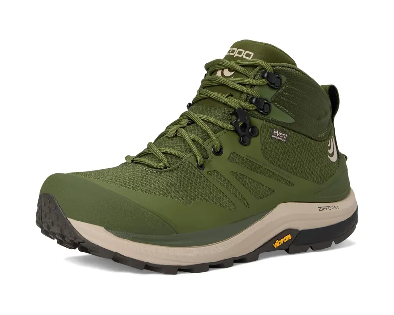 Topo Athletic Women's Trailventure 2 WP Hiking Shoe in Olive/Tan-2