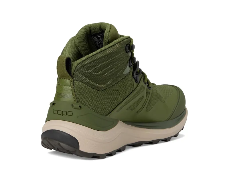 Topo Athletic Women's Trailventure 2 WP Hiking Shoe in Olive/Tan-3
