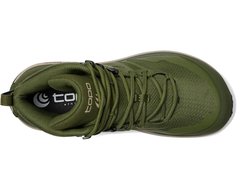 Topo Athletic Women's Trailventure 2 WP Hiking Shoe in Olive/Tan-4