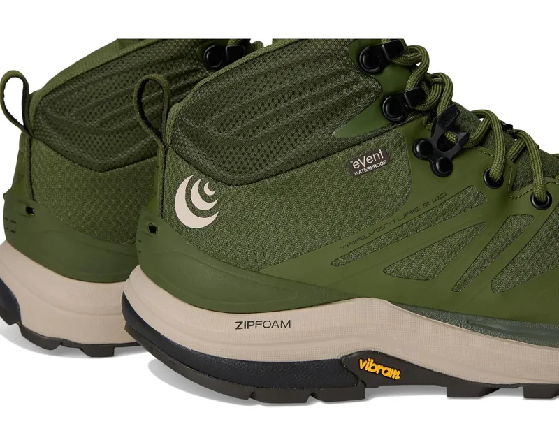 Topo Athletic Women's Trailventure 2 WP Hiking Shoe in Olive/Tan-5