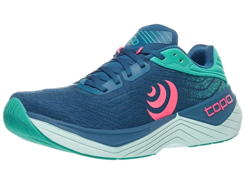 Topo Athletic Women's Ultrafly 5 in Blue/Aqua-1